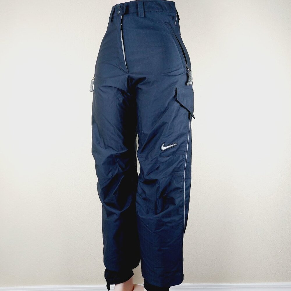 Nike ACG Women's Black All Conditions Insulated Winter Snowboarding Pants Size M - Picture 2 of 15